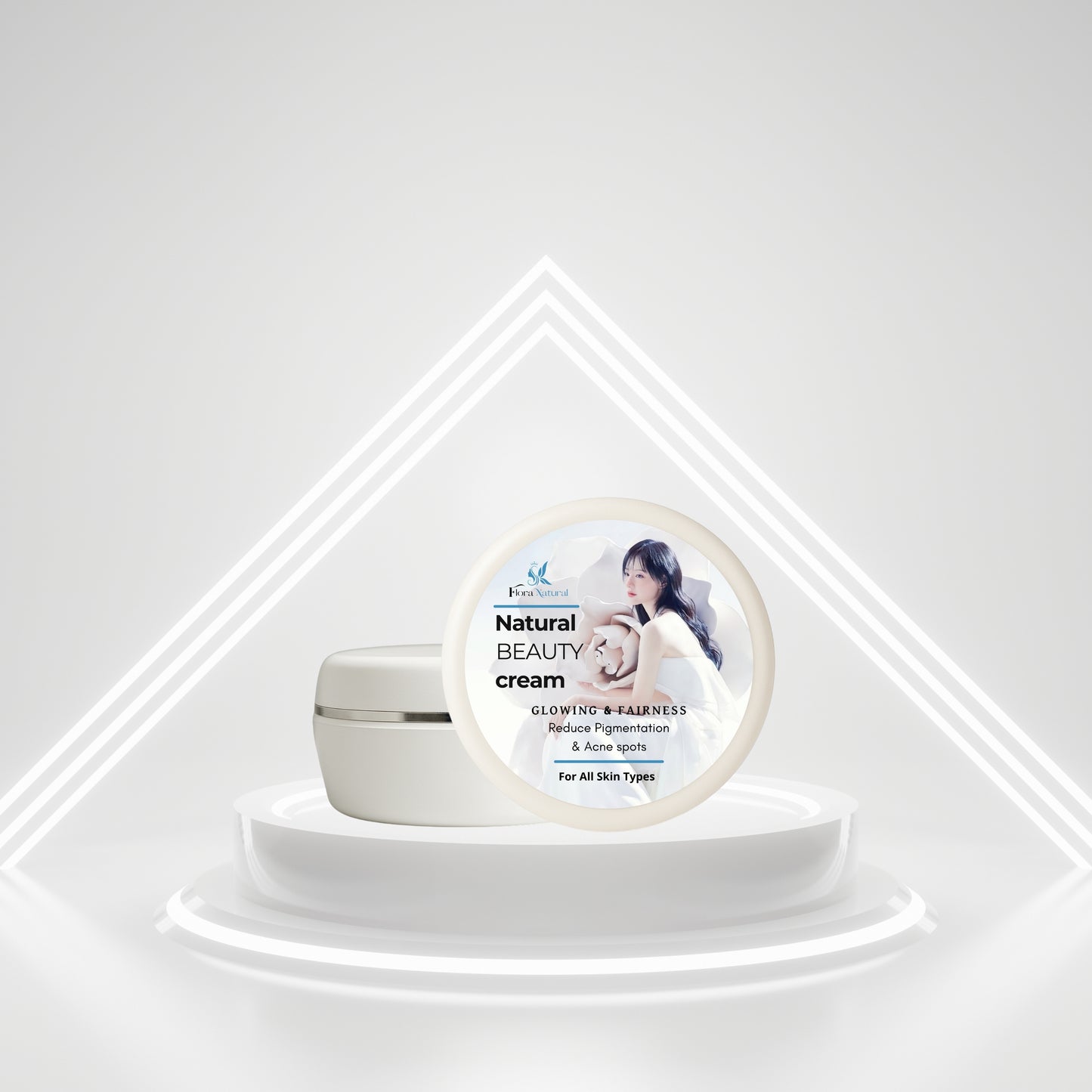 Natural beauty cream