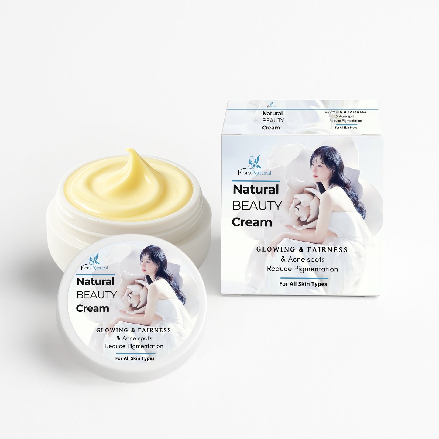 Natural beauty cream
