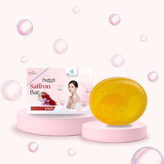 Saffron beauty soap bar